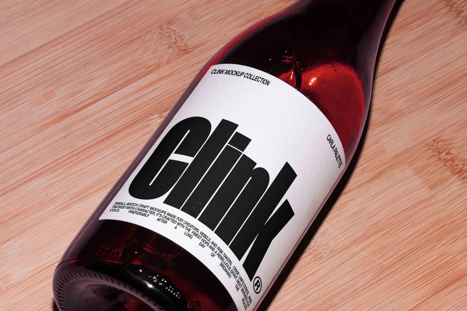 CLINK WINE BOTTLE 06