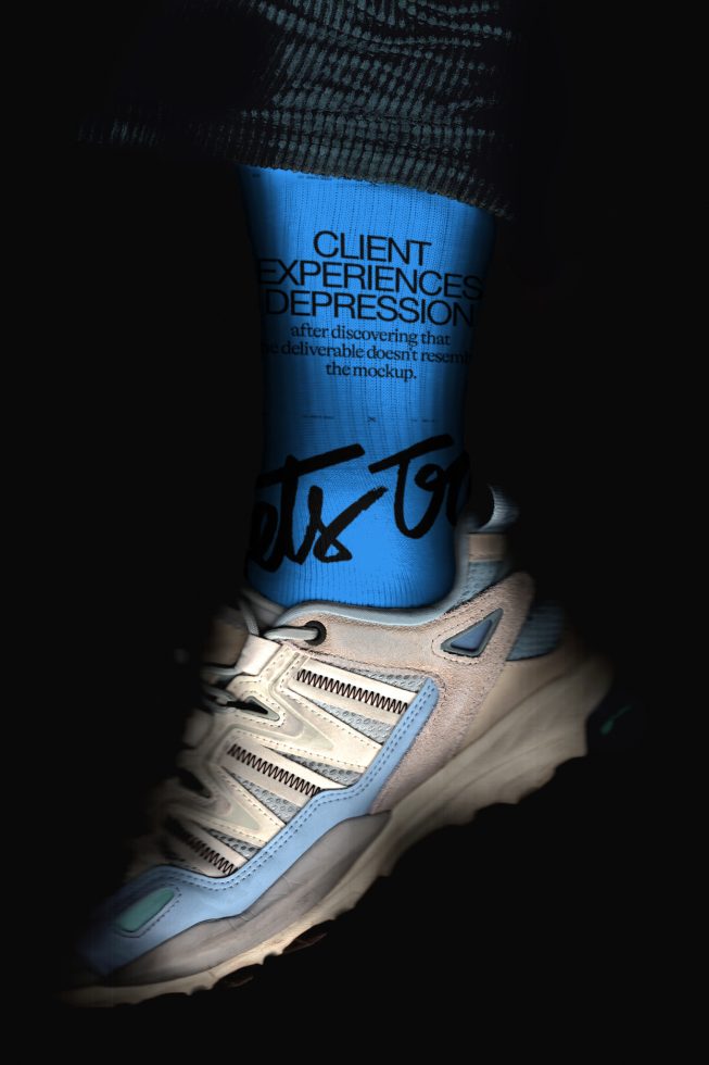 Socks OTv102 Mockup preview 4