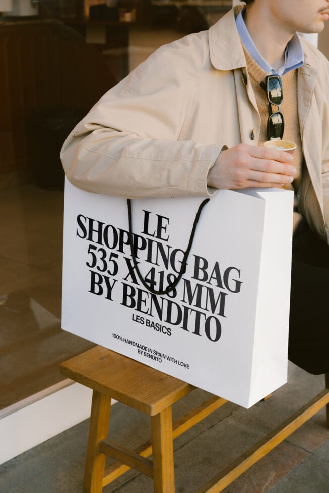 Le Shopping Bag LB26W11 Mockup