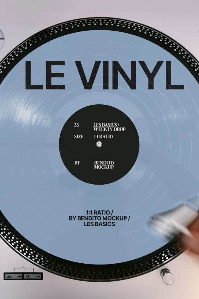Le Vinyl LB25W33 Mockup preview 4