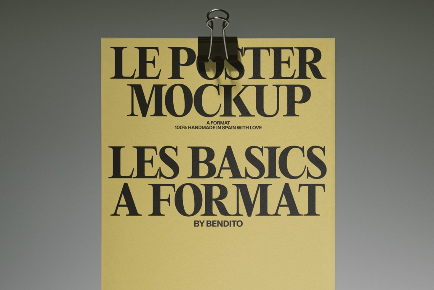 Le Poster LB26W32 Mockup preview 2