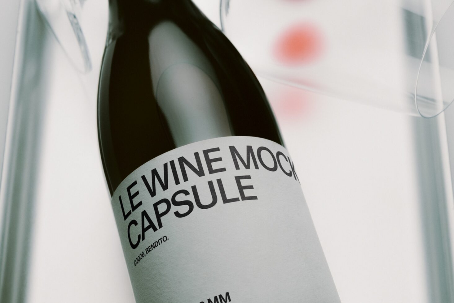 Le Wine Bottle LB26W2108 Mockup preview 2