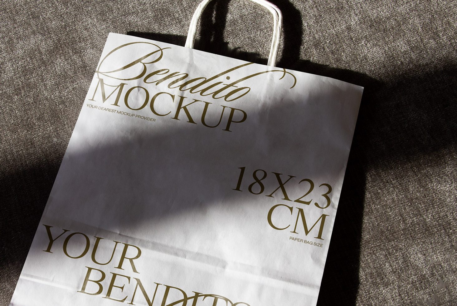 Small Paper Bag D 01 Mockup preview 2