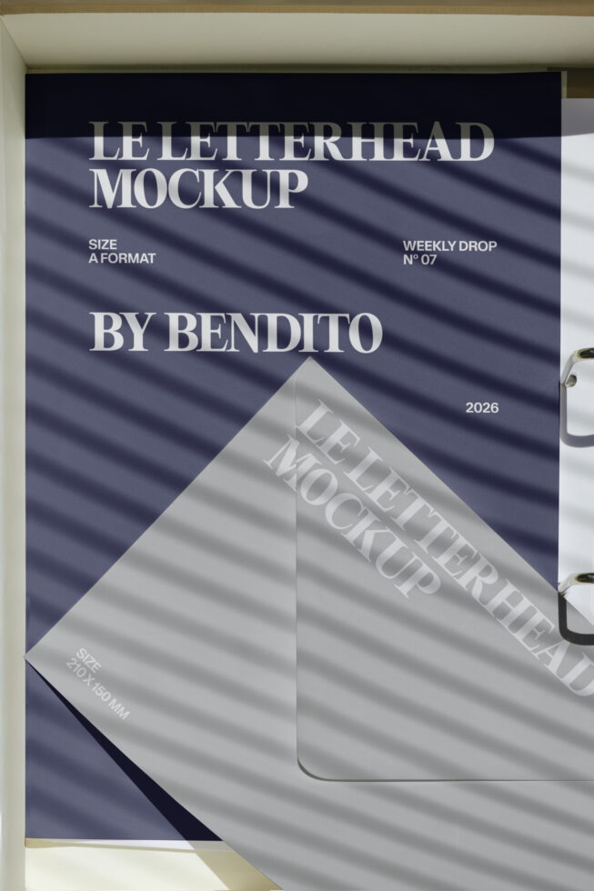 Le Letterhead LB26W07 Mockup preview 4