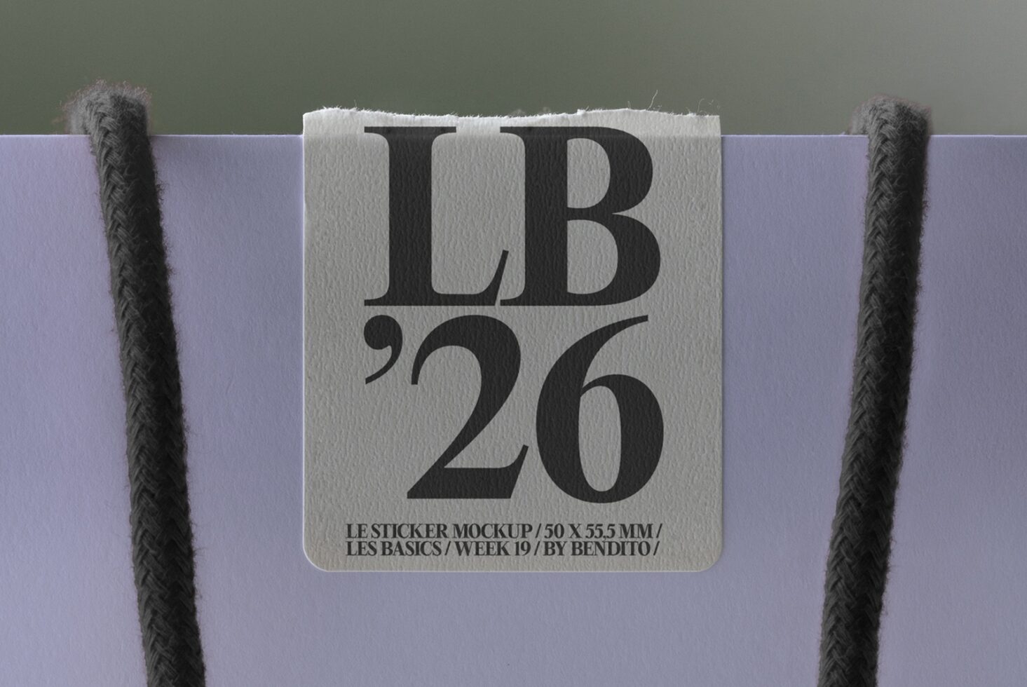Le Sticker LB26W19 Mockup preview 2