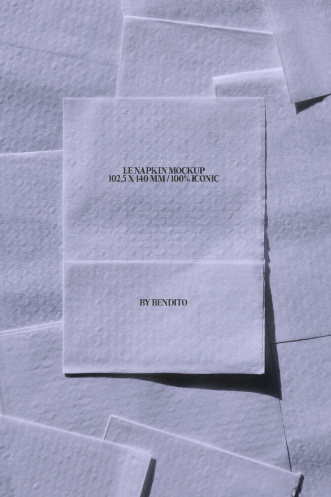 Le Napkin LB26W09 Mockup preview 4