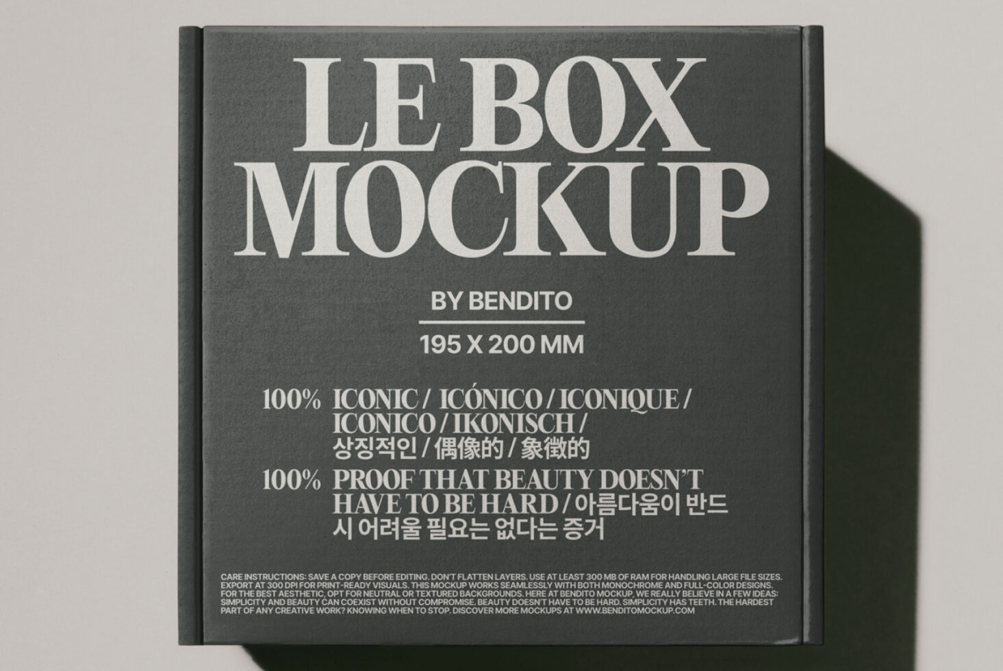 Le Box LB25W14 Mockup preview 2