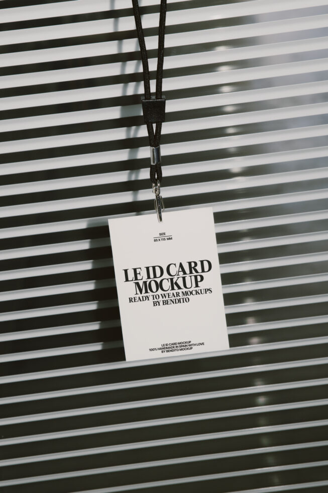 Le ID Card LB25W24 Mockup