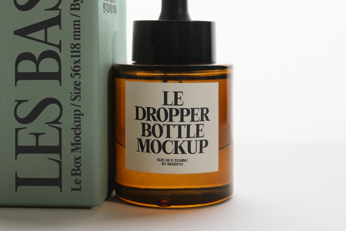 Le Dropper Bottle LB25W34 Mockup preview 2