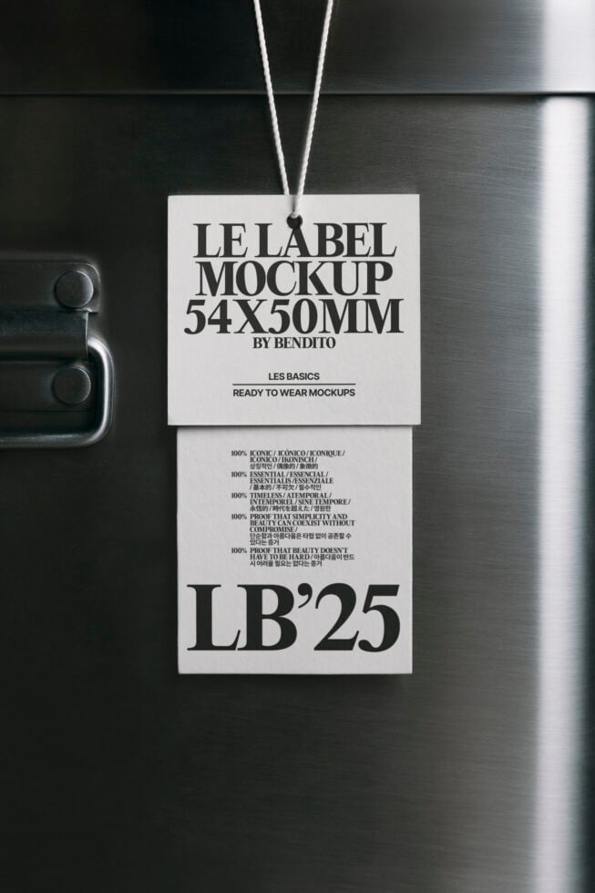 Le Label LB25W37 Mockup