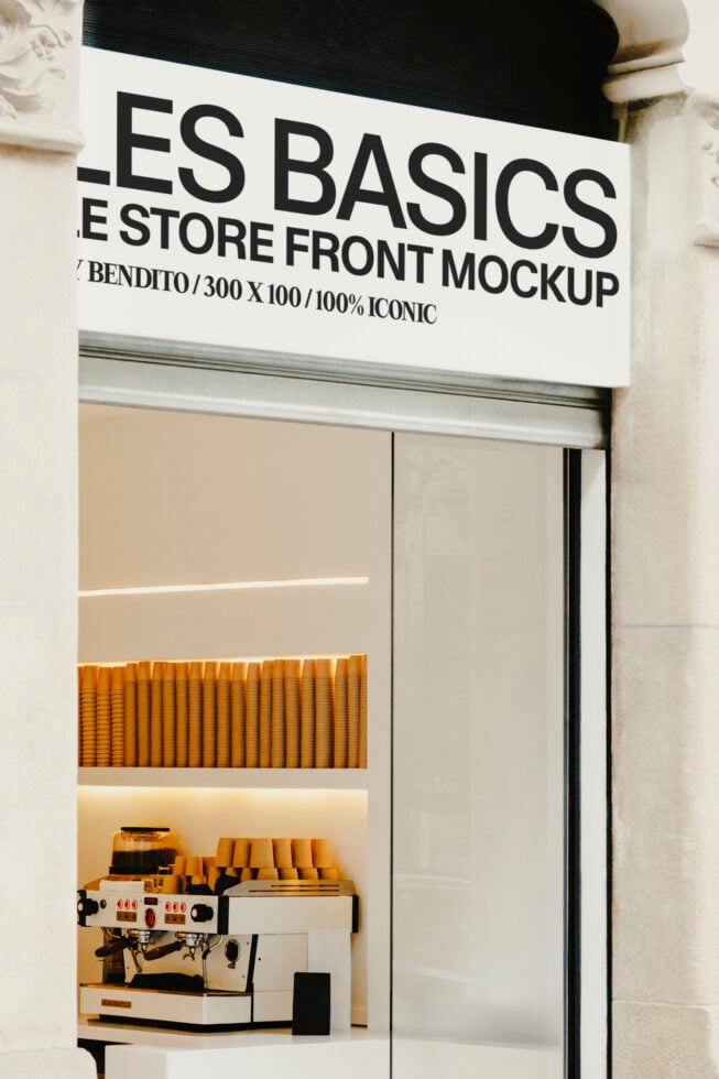 Le Store Front LB26W0801 Mockup