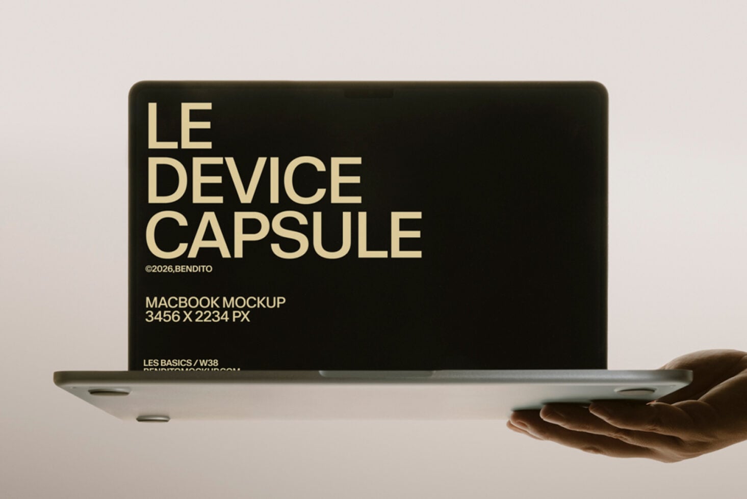 Le MacBook LB26W3802 Mockup preview 2