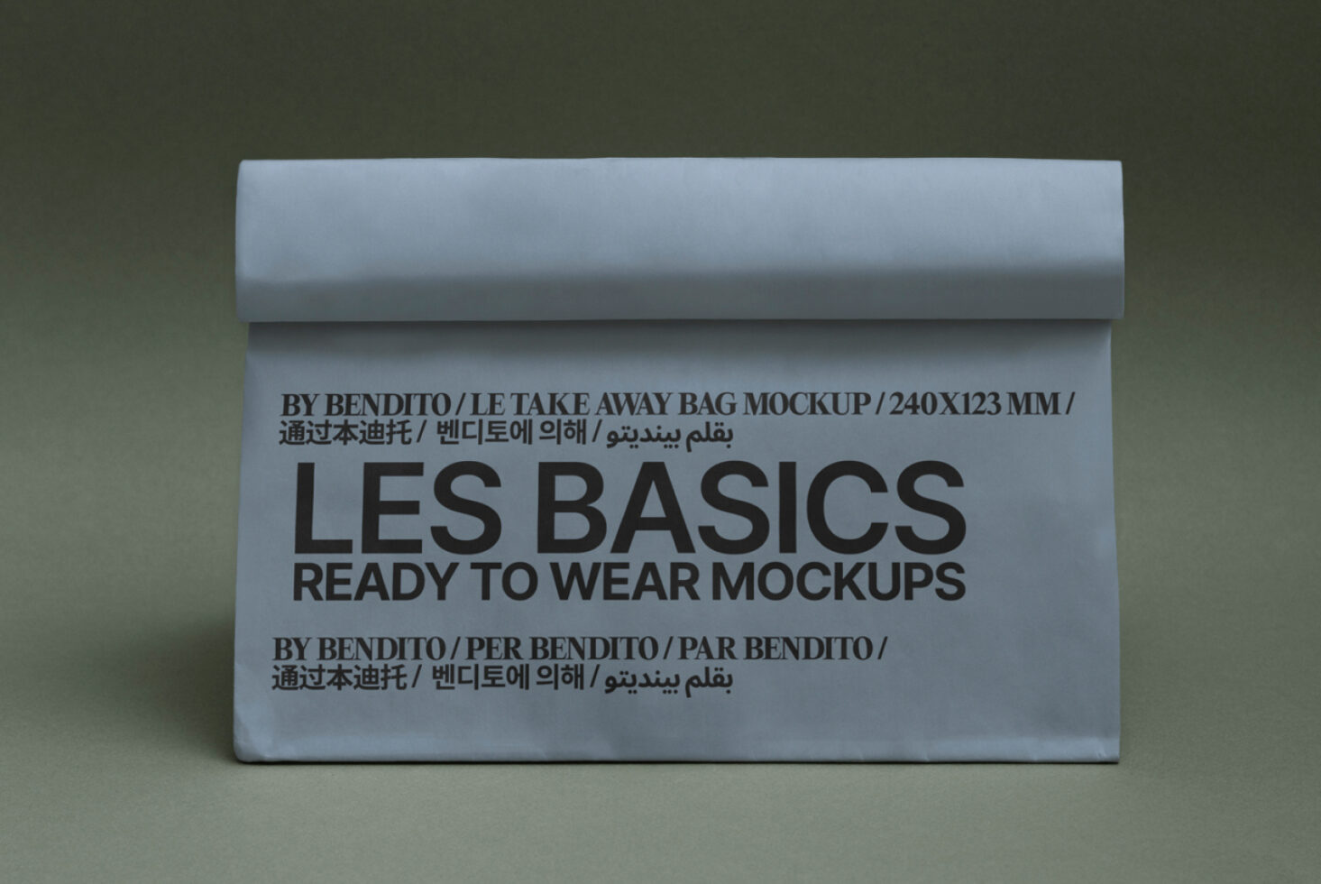 Le Take Away Bag LB25W27 Mockup preview 2