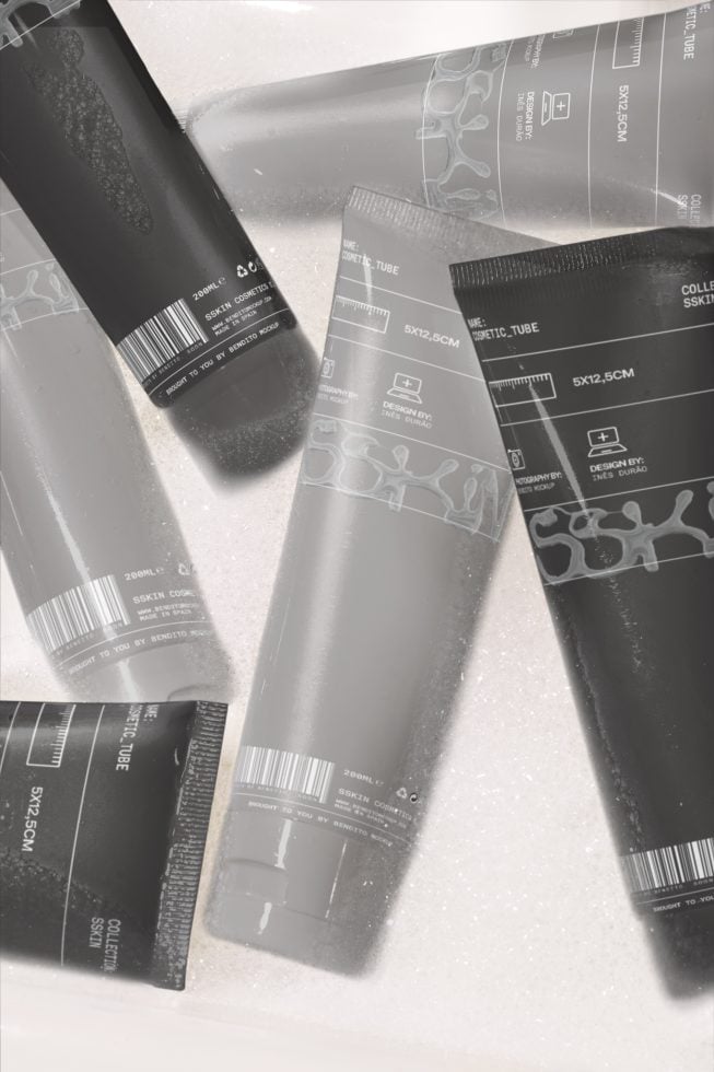 Cosmetic Tube SS09 Mockup preview 4