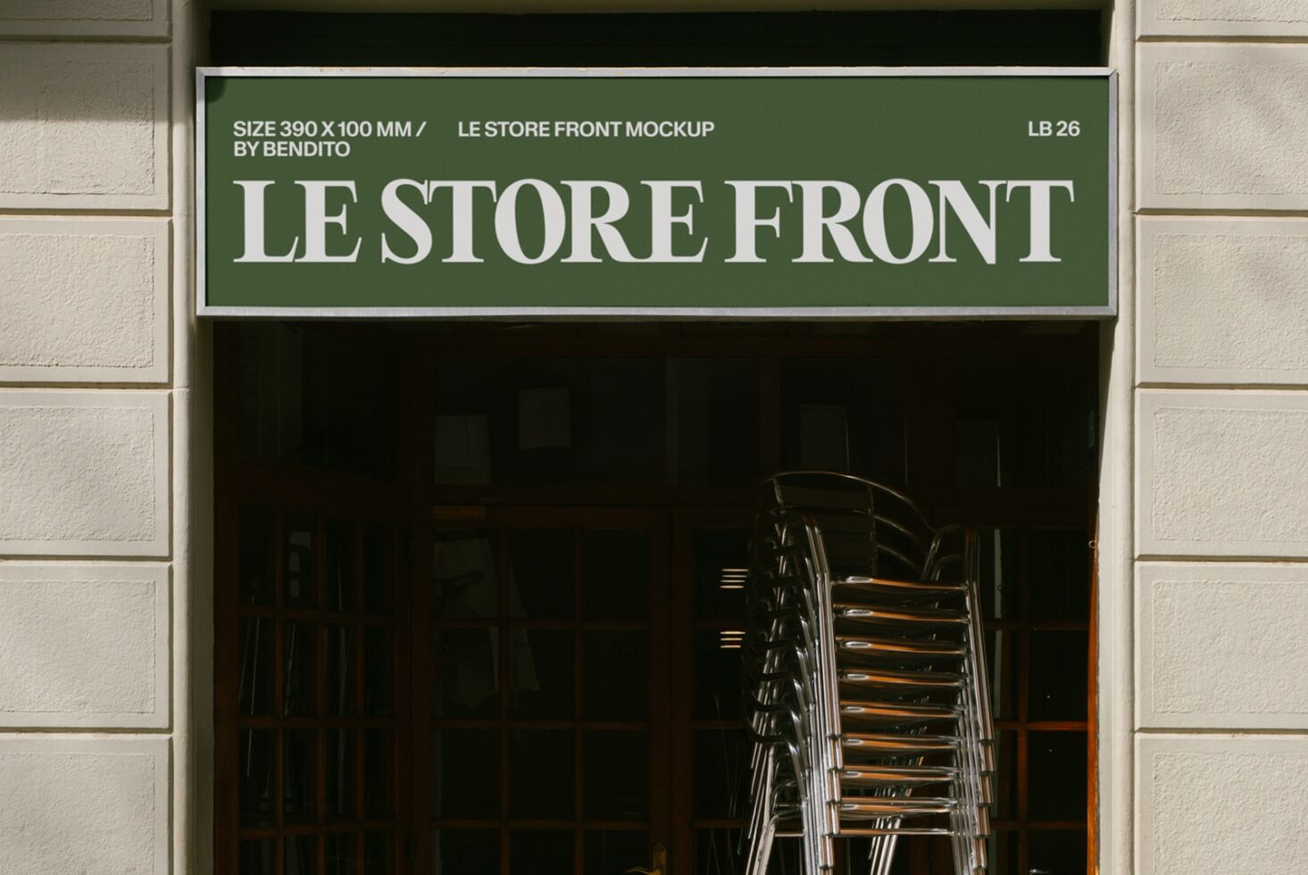 Le Store Front LB26W26 Mockup preview 2