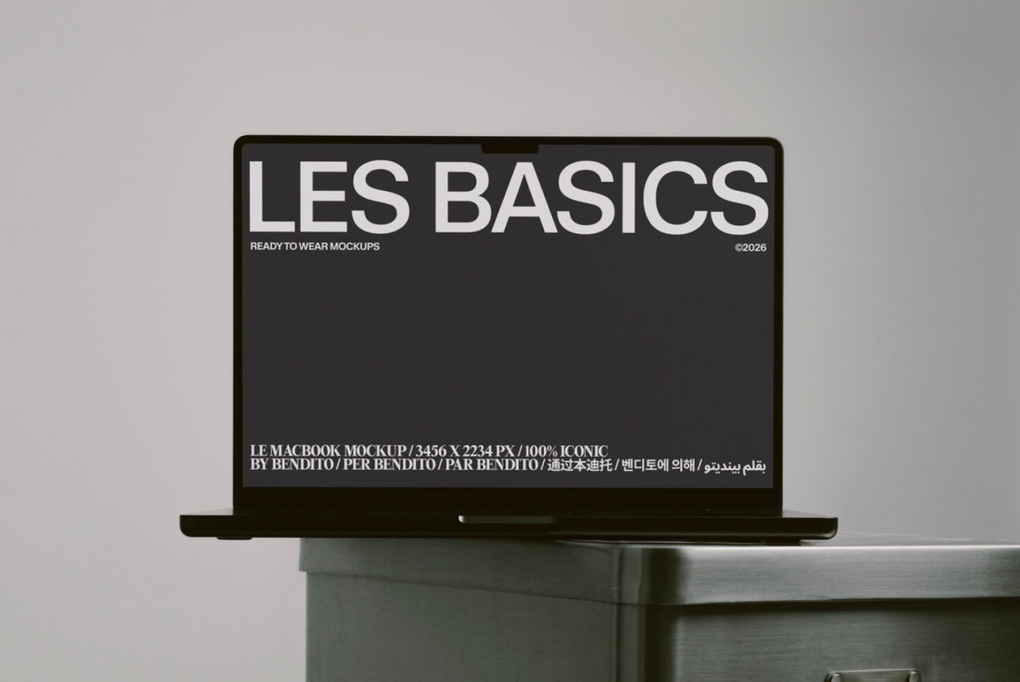 Le MacBook LB26W0201 Mockup preview 2