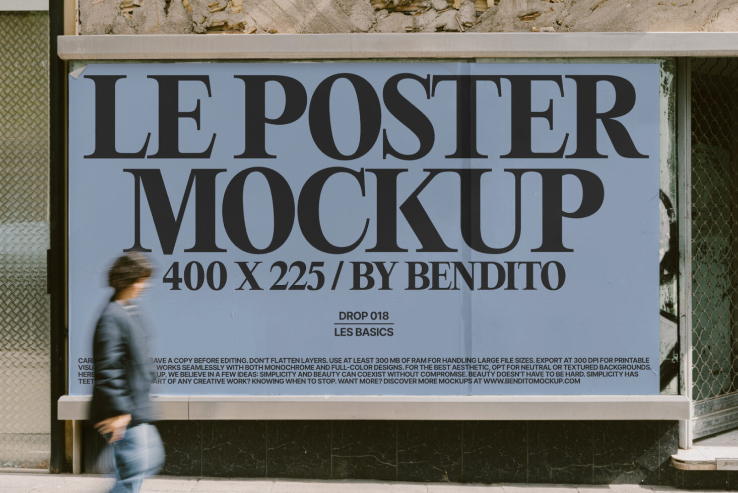 Le Poster LB25W1801 Mockup preview 2