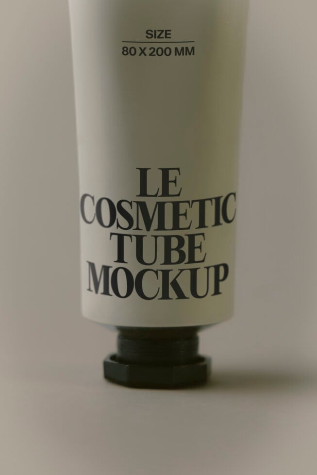 Le Cosmetic Tube LB26W36 Mockup