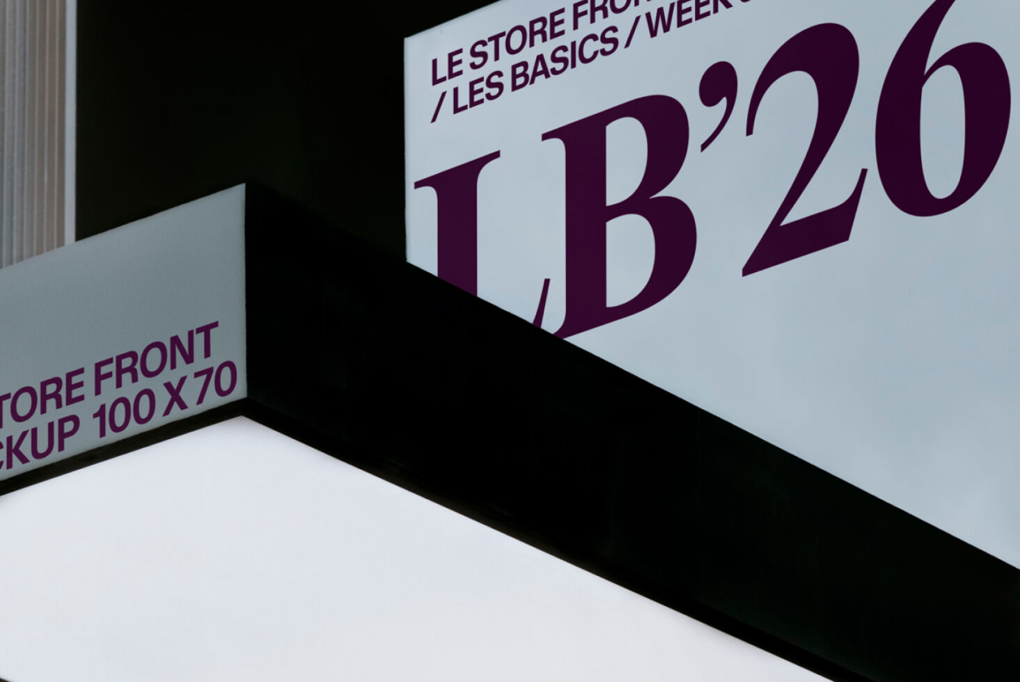 Le Store Front LB26W06 Mockup preview 2