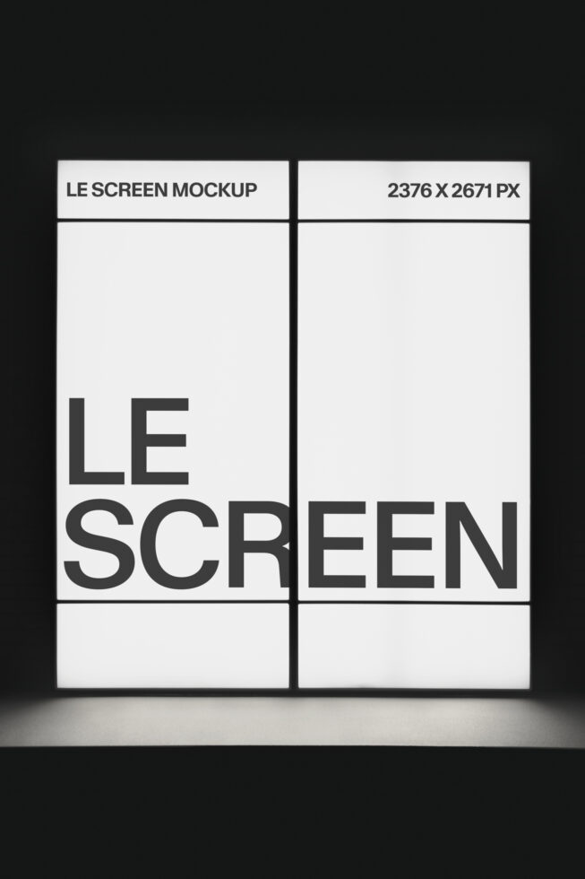 Le Screen LB26W11 Mockup