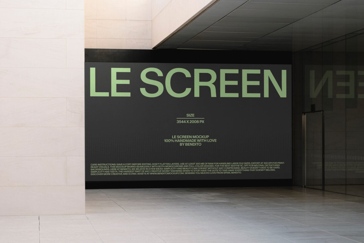 Le Screen LB26W1002 Mockup preview 2