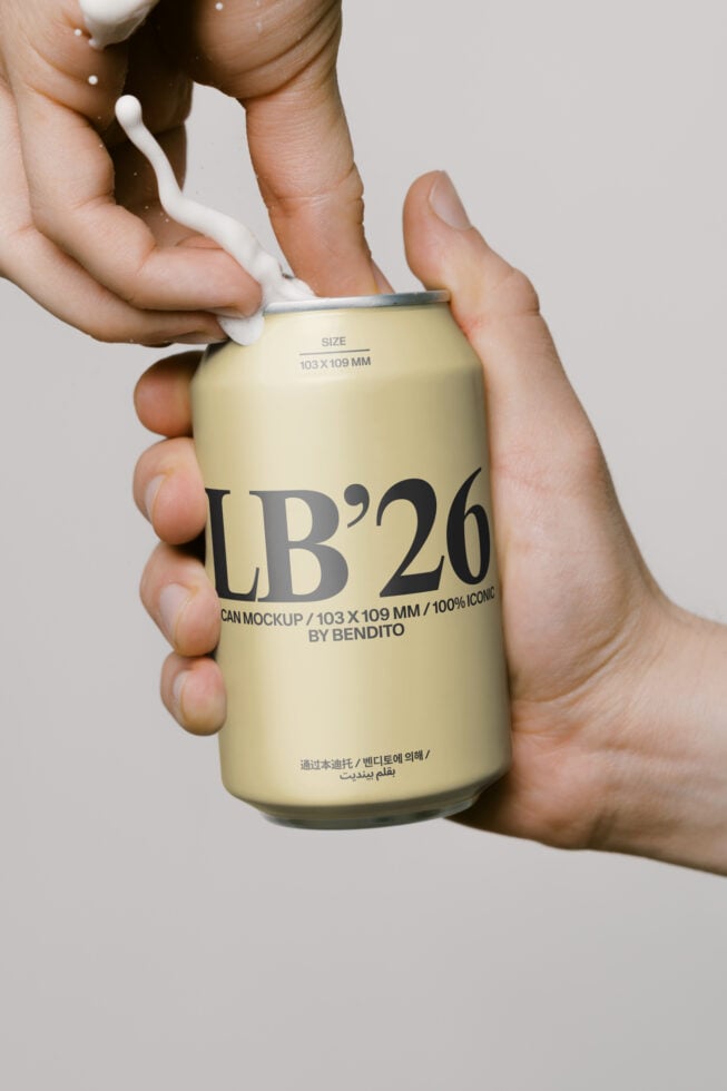 Le Can LB26W14 Mockup