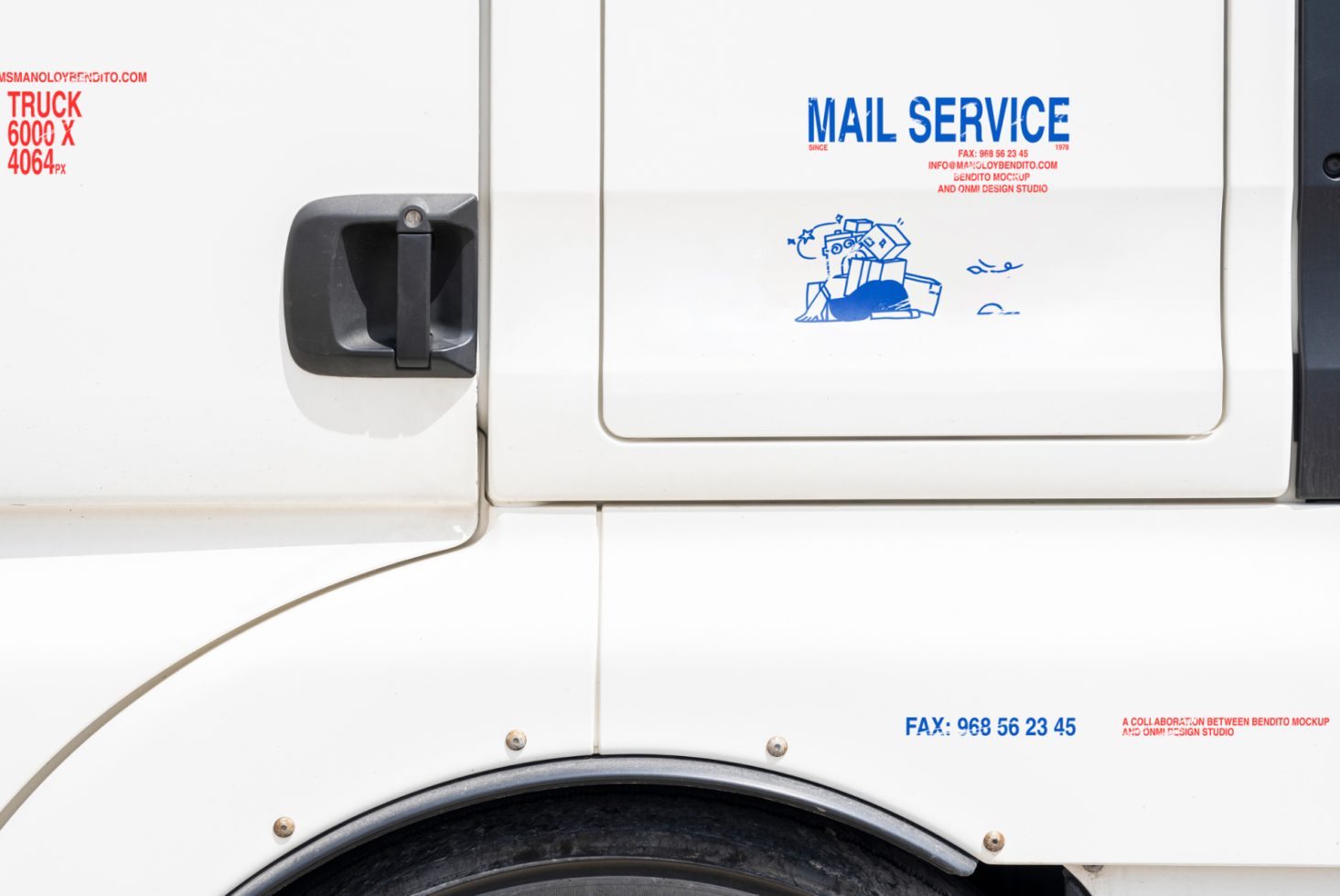 Truck M&B03 Mockup preview 2