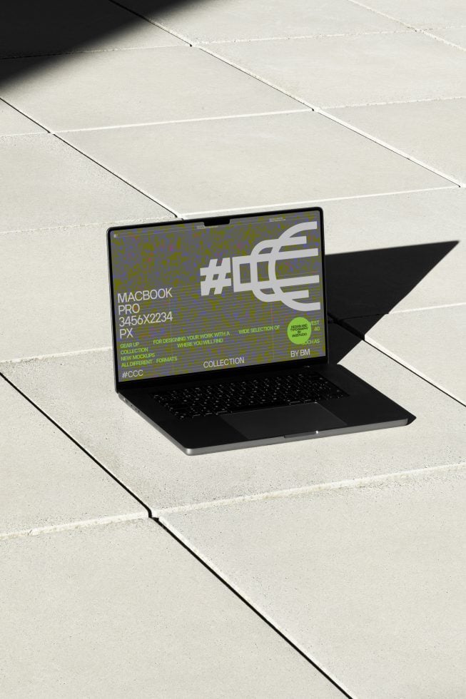 Macbook Pro #CCC04 Mockup