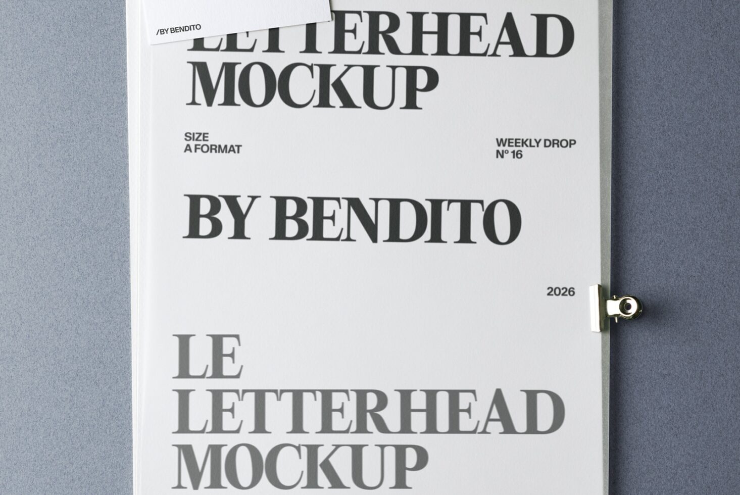 Le Stationery LB26W16 Mockup preview 2