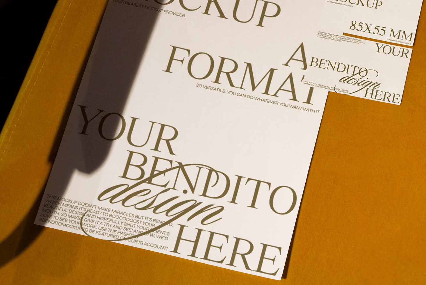 Stationery F 02 Mockup preview 2