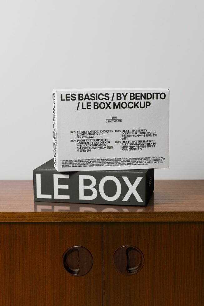 Le Box LB25W1702 Mockup