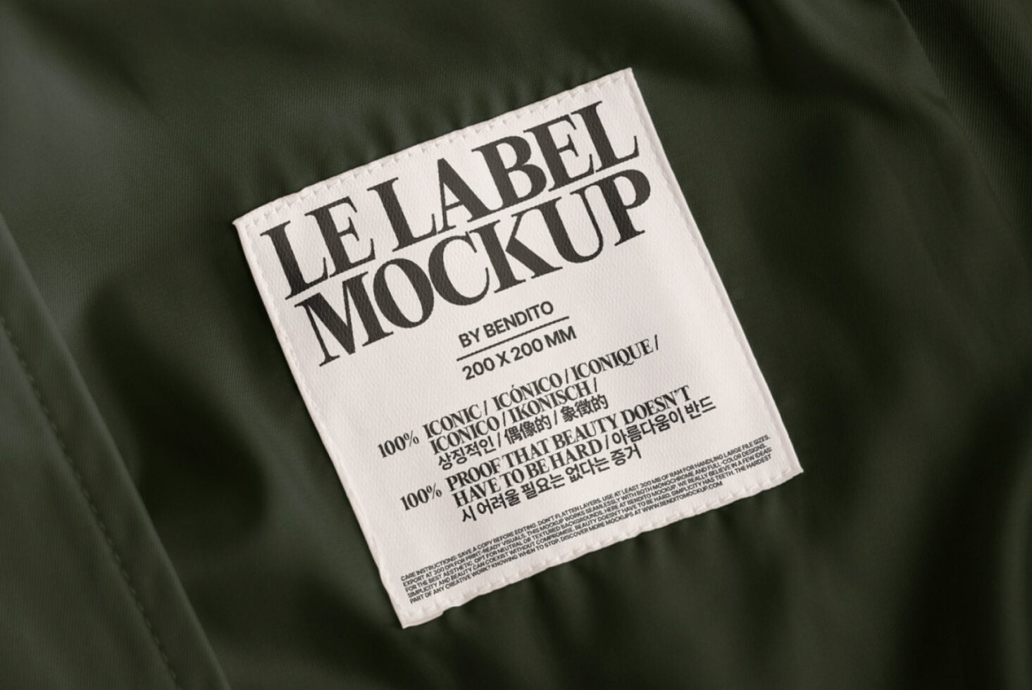 Le Label LB25W08 Mockup preview 2