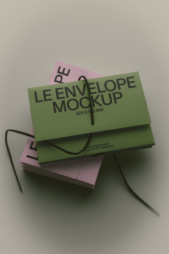 Le Envelope LB26W32 Mockup preview 4