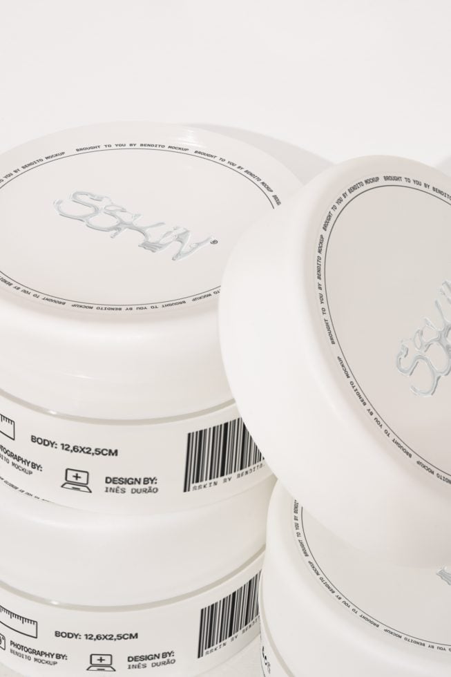 Cosmetic Jar SS06 Mockup