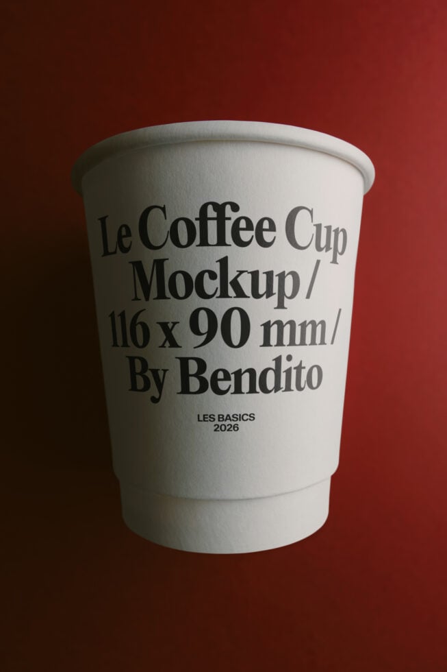 Le Coffee Cup LB26W27 Mockup