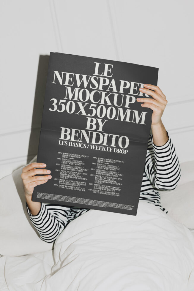 Le Newspaper LB25W12 Mockup preview 4