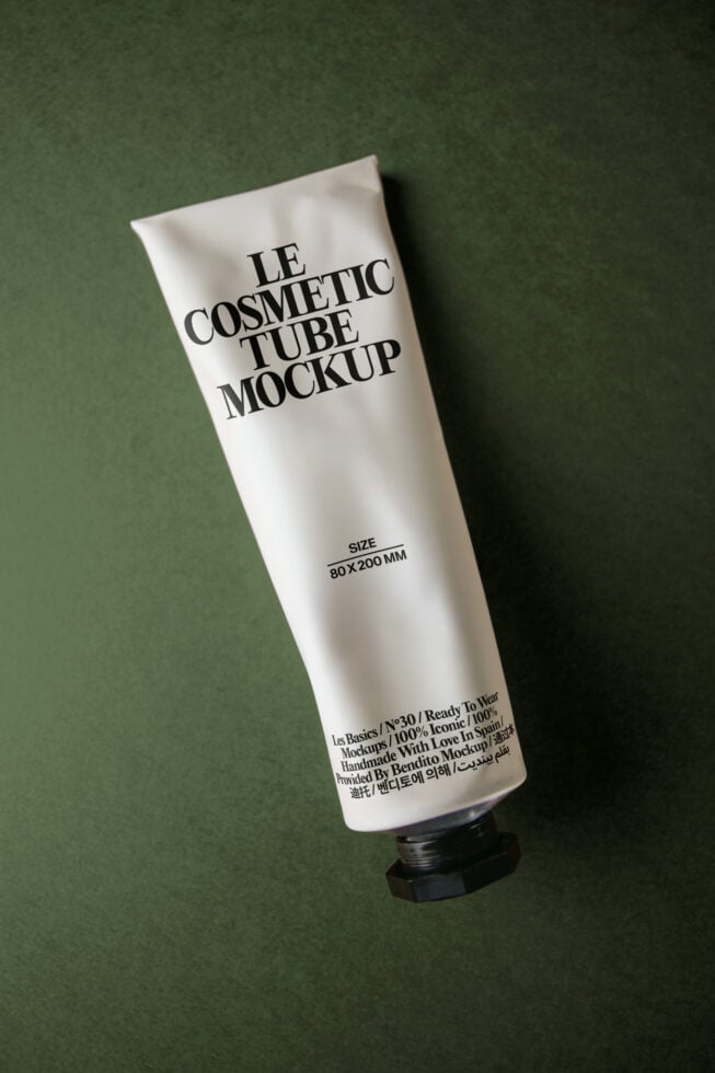 Le Cosmetic Tube LB26W30 Mockup