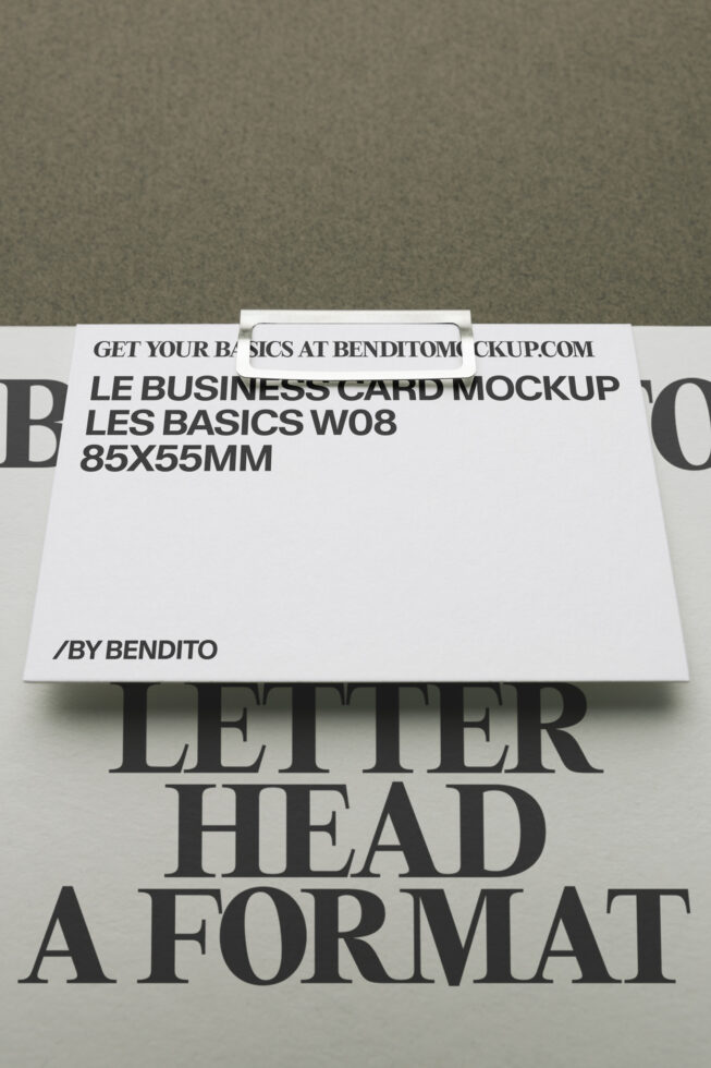 Le Business Card LB26W08 Mockup