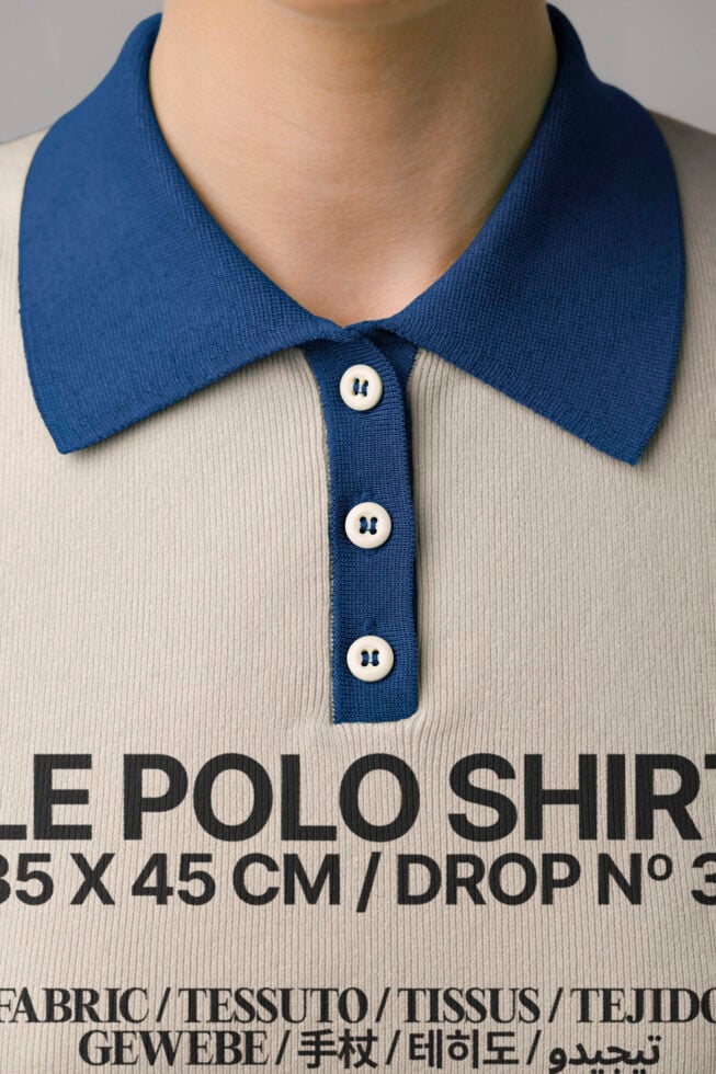 Le Polo Shirt LB25W32 Mockup