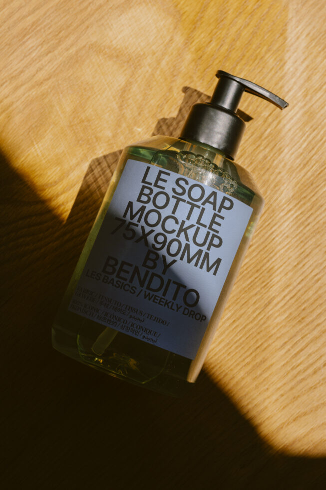 Le Soap Bottle LB25W22 Mockup preview 4