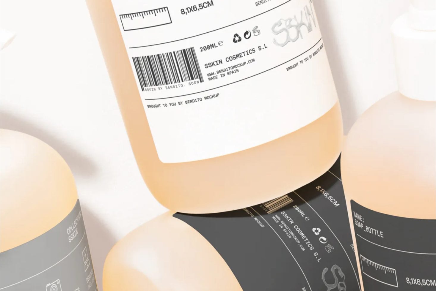 Soap Bottle SS06 Mockup preview 2