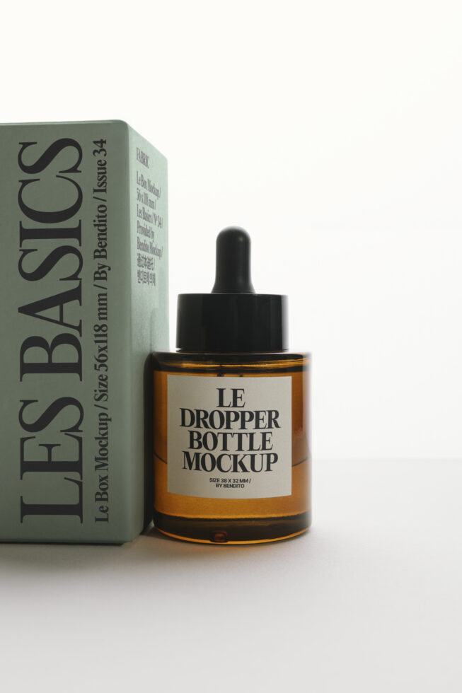 Le Dropper Bottle LB25W34 Mockup preview 4