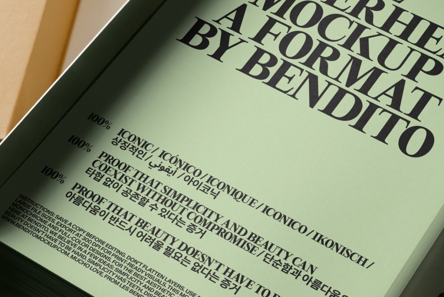 Le Letterhead LB26W29 Mockup preview 2