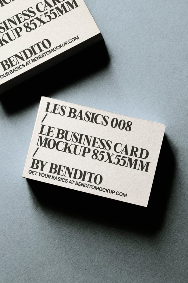 Le Business Card LB25W08 Mockup preview 4