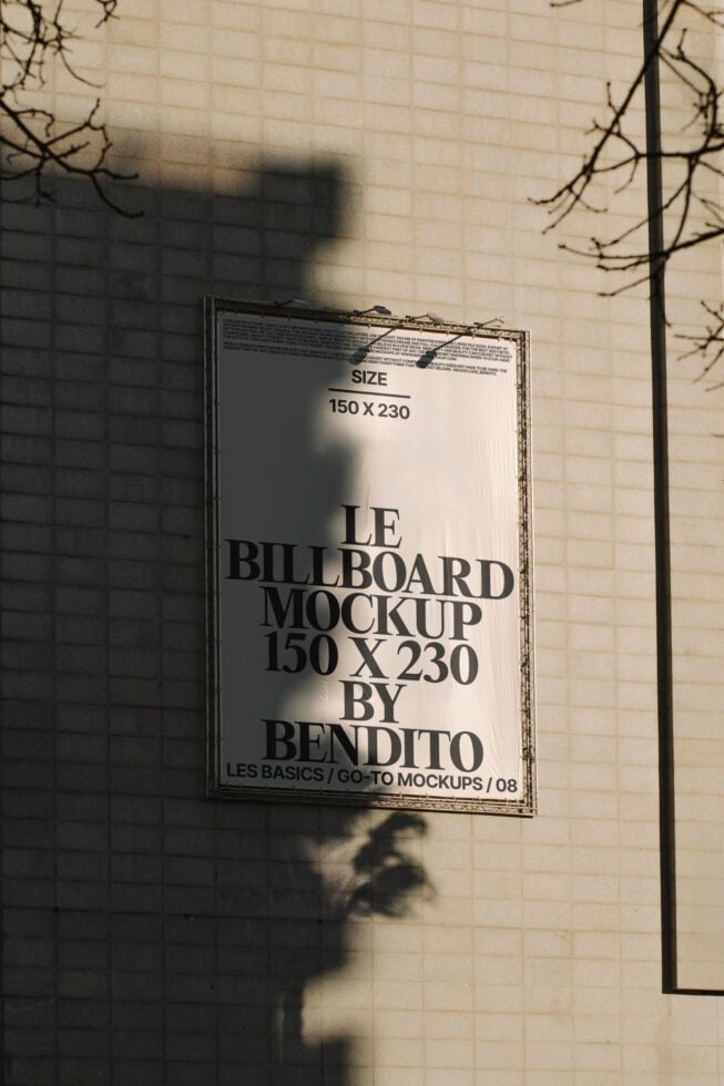 Le Billboard LB25W08 Mockup