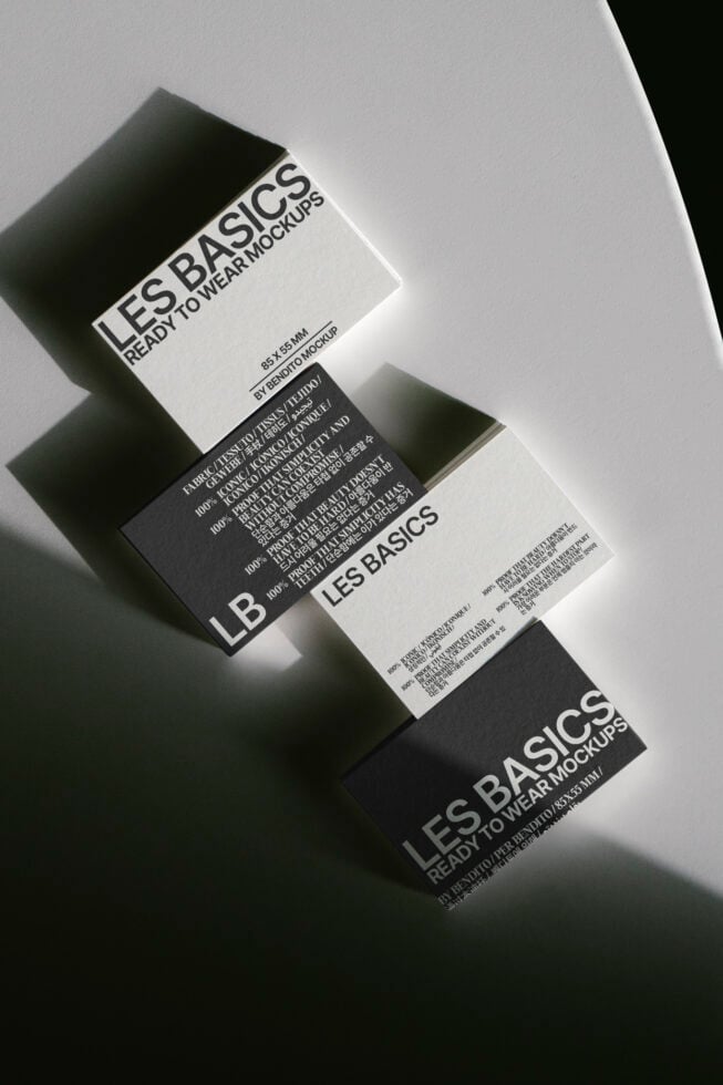 Le Business Card LB25W02 Mockup preview 4
