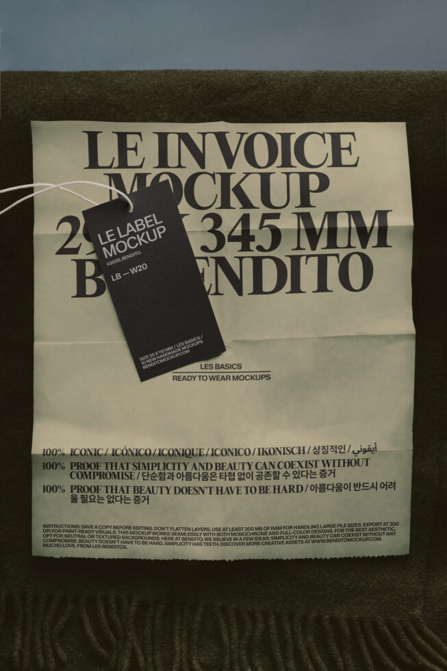 Le Label LB26W2003 Mockup preview 4