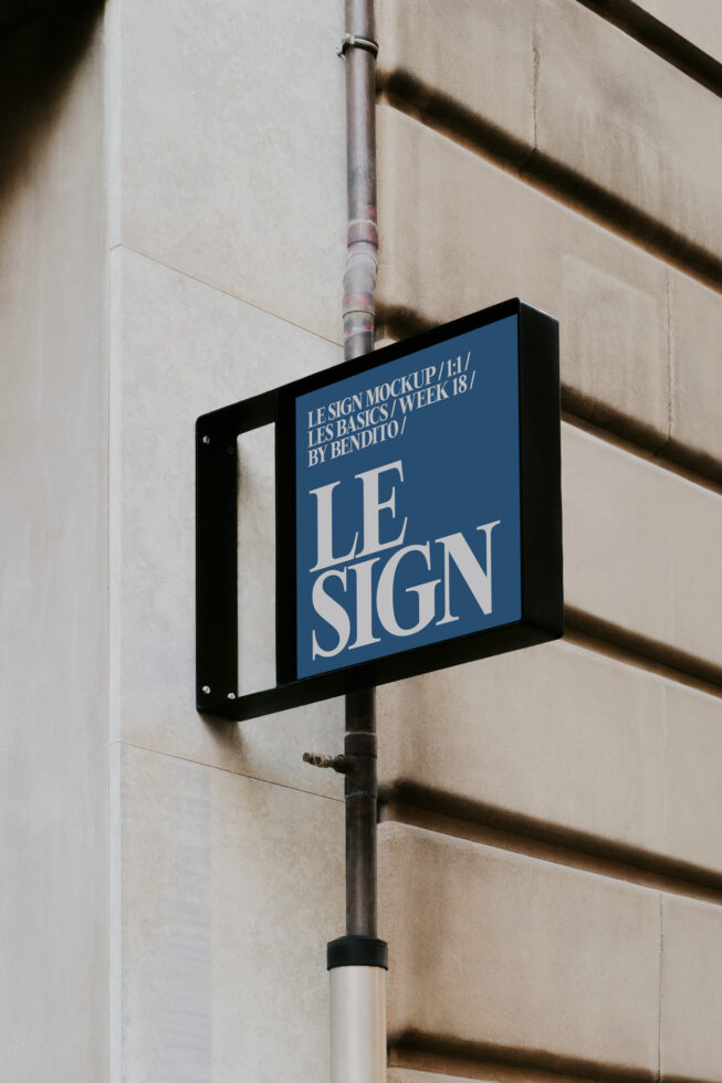 Le Sign LB26W18 Mockup preview 4