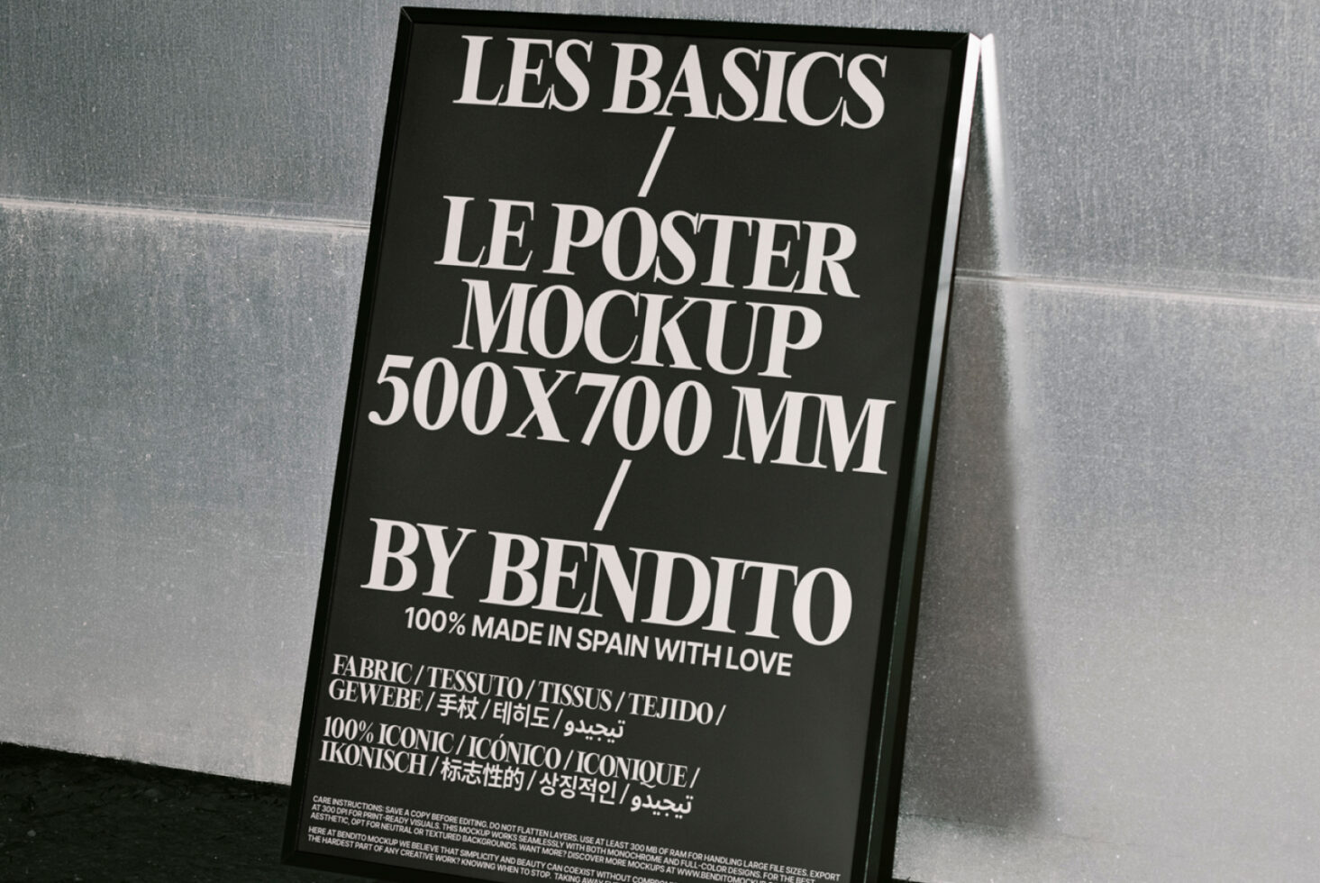 Le Poster LB25W08 Mockup preview 2
