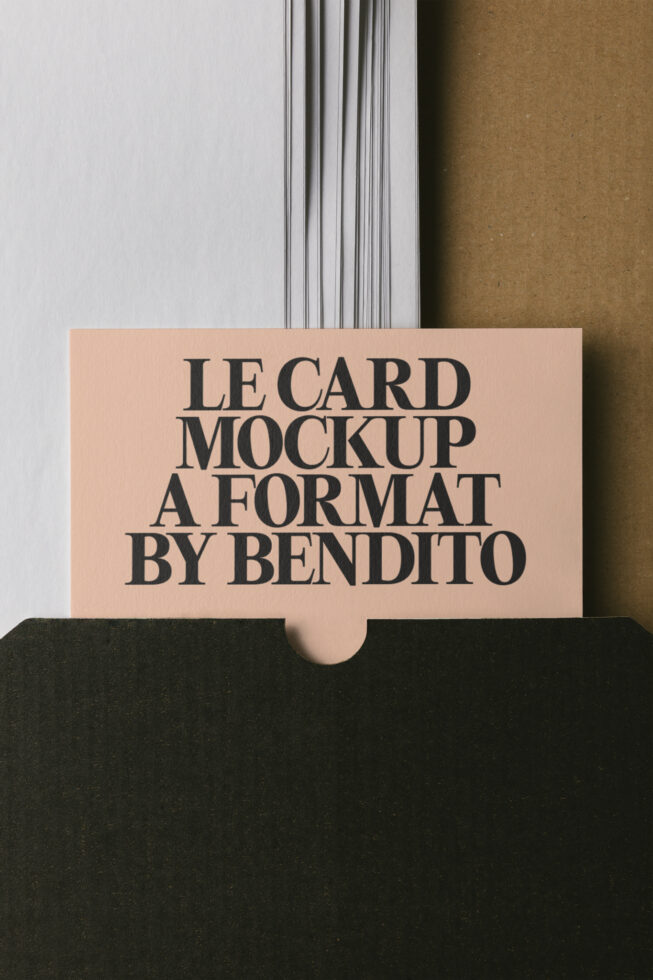 Le Card LB26W3101 Mockup preview 4